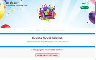 Bounce Aholics website