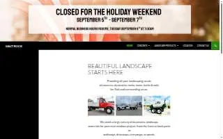 Galt Rock & Asphalt Products, Inc website