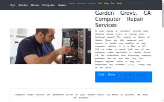 Computer Repair Orange County of Garden Grove