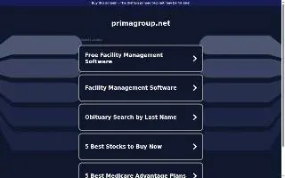 Prima Chiropractic Group website