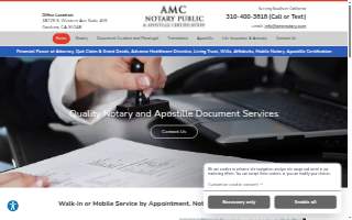 AMC Notary Public & Apostille Certification