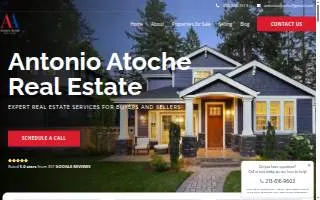Antonio Atoche Real Estate website