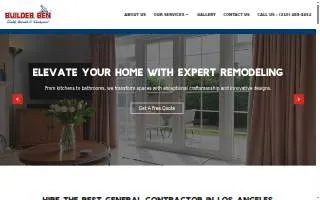 Builder Ben website