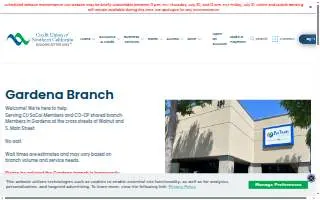 Credit Union of Southern California website