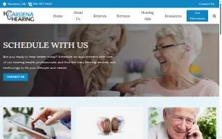 Gardena Hearing website