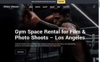 Global Fitness Studio website
