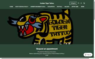 Golden Tiger Tattoo