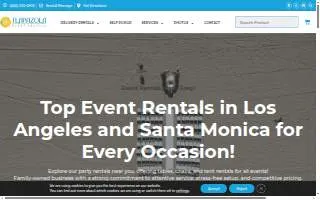 Tlapazola Event Rentals of Gardena website