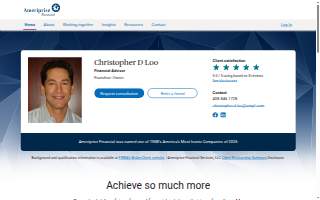 Christopher D Loo - Financial Advisor, Ameriprise Financial Services, LLC
