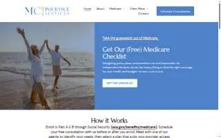 MC Insurance Services website