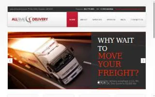 All Time Delivery website