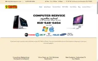CKK Computers Repairs and Sales website