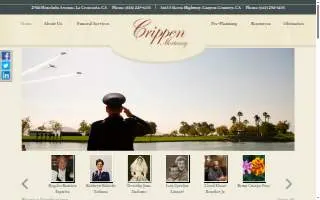 Crippen Mortuary (fd-402) website