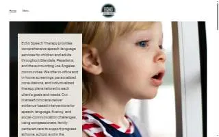 Echo Speech Therapy, Inc. website