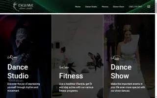 Exclusive Dance Studio website