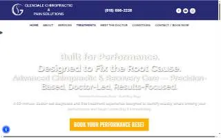 Glendale Chiropractic & Pain Solutions website