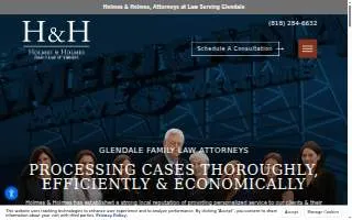 Holmes & Holmes website