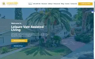 Leisure Vale Assisted Living website