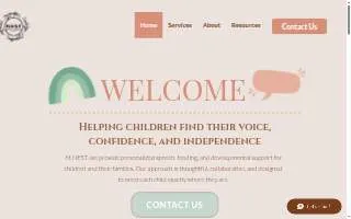 Nest Speech and Language Therapy website