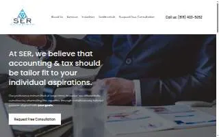 SER Accounting & Consulting website