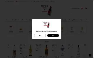 Topline Wine website