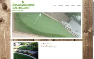 Damian .Landscaping website
