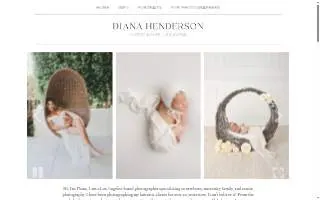 Diana Henderson Photography website
