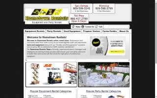 Hometown Rentals of Glendora website
