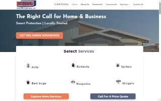 Janus Pest Management, Inc. of Azusa website