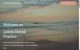 Goleta Dental Practice website