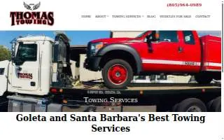 Thomas Towing website