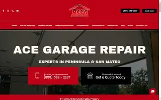 Ace's Garage Repair & Installation of Granite Bay website