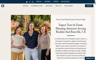 Goff Legal, PC of Granite Bay website
