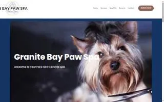 Granite Bay Paw Spa website