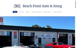 Beach Front Auto & Smog website