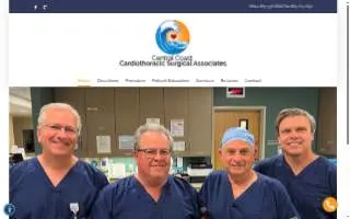 Central Coast Cardiothoracic Surgical Associates website