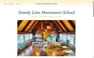 Dandy Lion Montessori School website