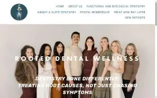 Rooted Dental Wellness: Dr. Estevan Tinoco & Ashley Beels RDH website