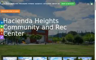 Hacienda Heights Community and Rec Center website