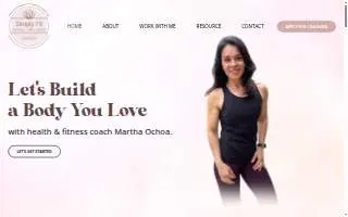 Simply Fit by Martha website