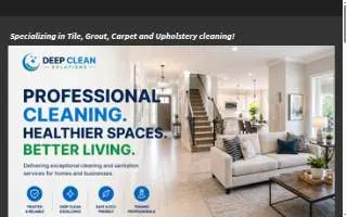 Deep Clean Solutions website
