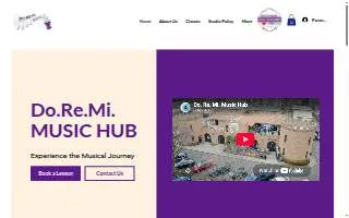 Do.Re.Mi. Music Hub website
