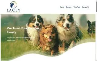 Lacey Animal Hospital website
