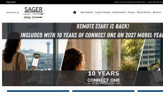 Sager Chrysler Dodge Jeep Ram website