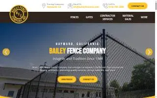Bailey Fence Co website
