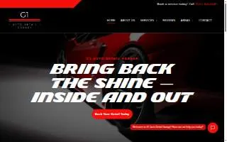 G1 Auto Detail website