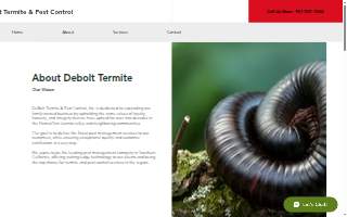 DeBolts Termite and Pest Control, Inc. website