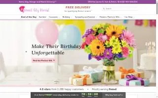 Hemet City Florist website