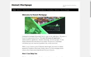 Hemet Mortgage website