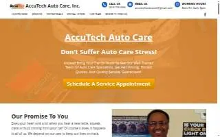 AccuTech Auto Care Inc website